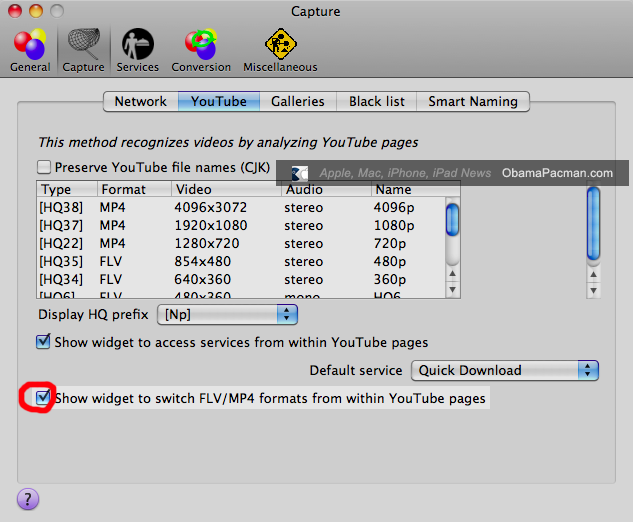 video download capture for mac